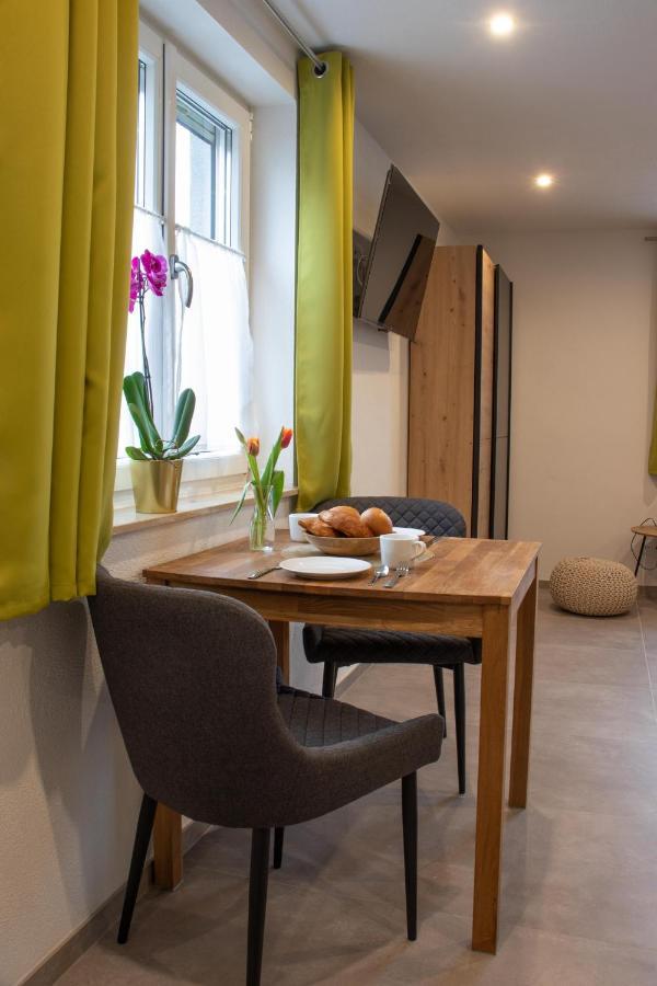 Apartment Alte Raiffeisenkasse Rothenburg Ob Der Tauber Eksteriør billede